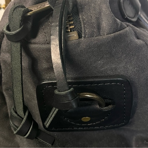 Filson 48hr Tin Cloth Duffel Bag Trolly Strap Bridle Leather Timeless Unisex - Picture 9 of 16